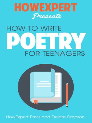 cover image of How to Write Poetry For Teenagers